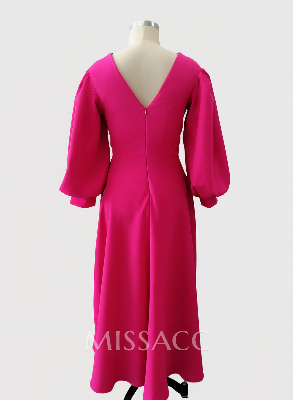 A-Line V-Neck 3/4 Sleeves Ankle-Length Mother Of The Bride Dresses With Beading A-Line V-Neck 3/4 Sleeves Ankle-Length Mother Of The Bride Dresses With Beading