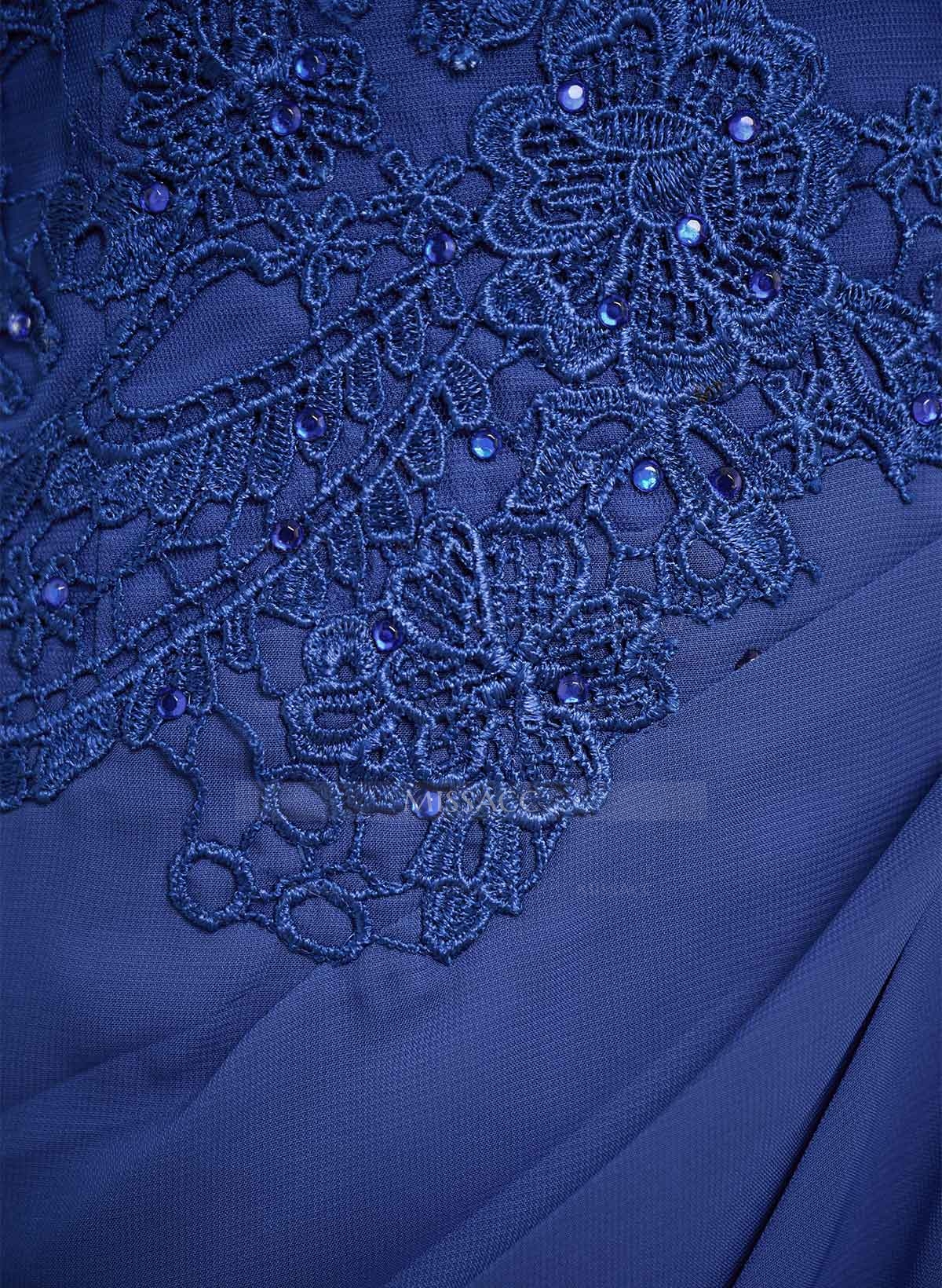 Sheath/Column Sweetheart Chiffon/Lace Mother Of The Bride Dresses