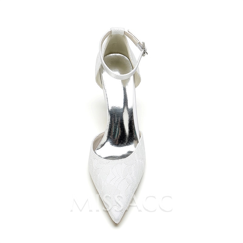 Elegant High Heel Point Toe Lace Women's Wedding/Party Shoes