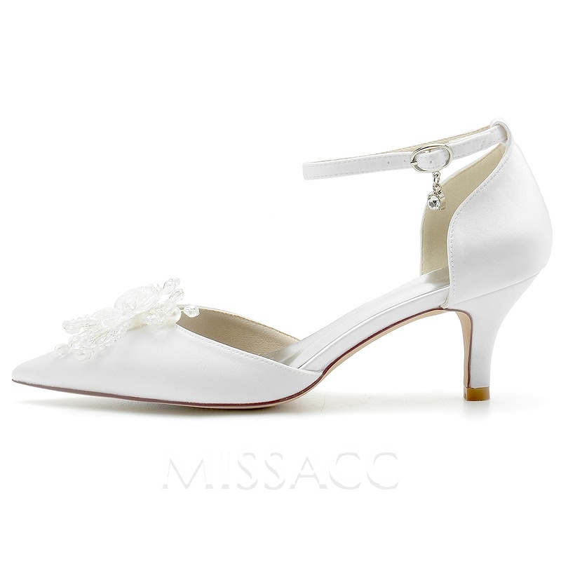 Women's Kitten Heels Pointed Toe Wedding/Party Shoes