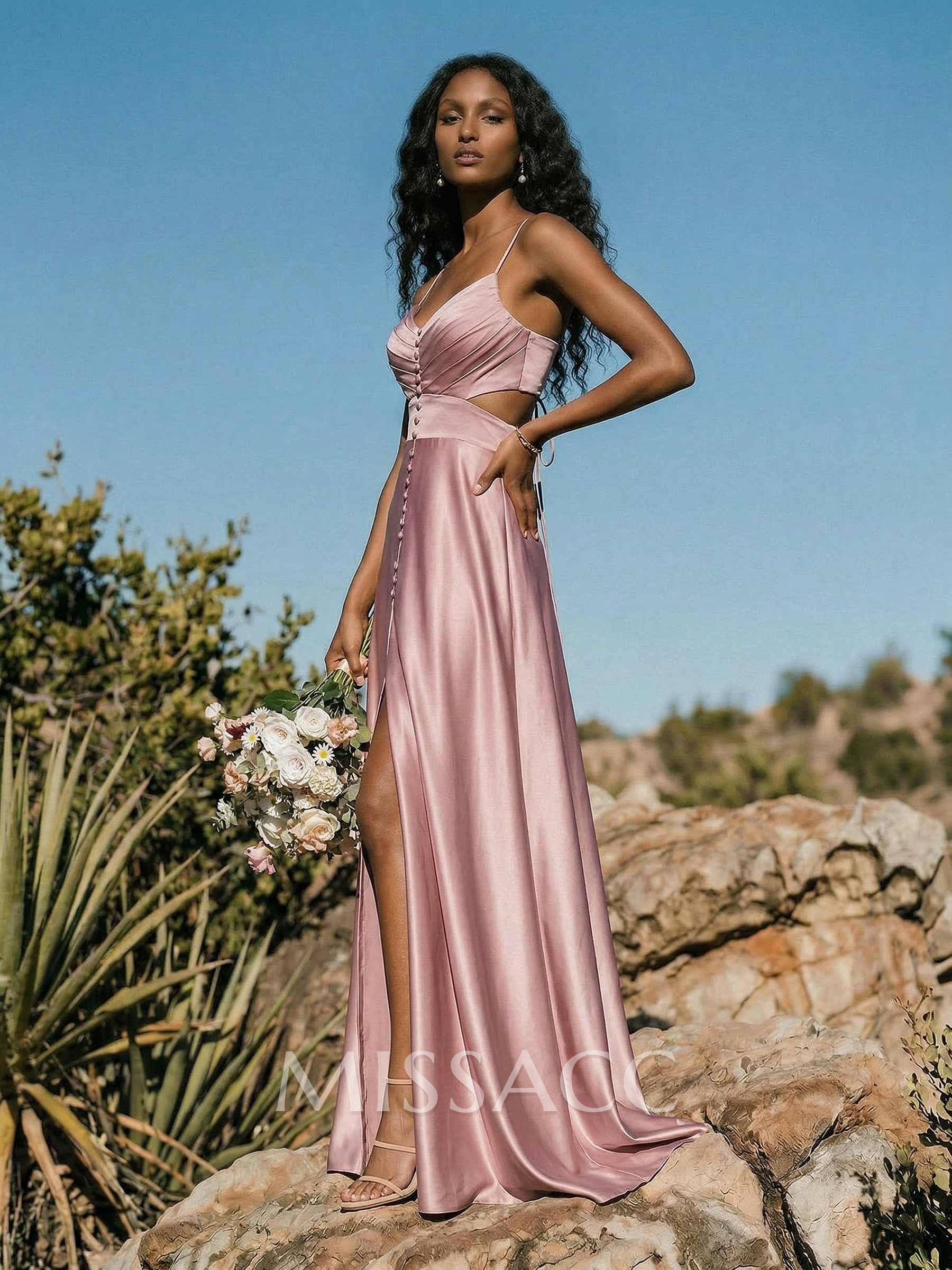 A-Line Sweetheart Sleeveless Floor-Length Charmeuse Bridesmaid Dresses A-Line Sweetheart Sleeveless Floor-Length Charmeuse Bridesmaid Dresses