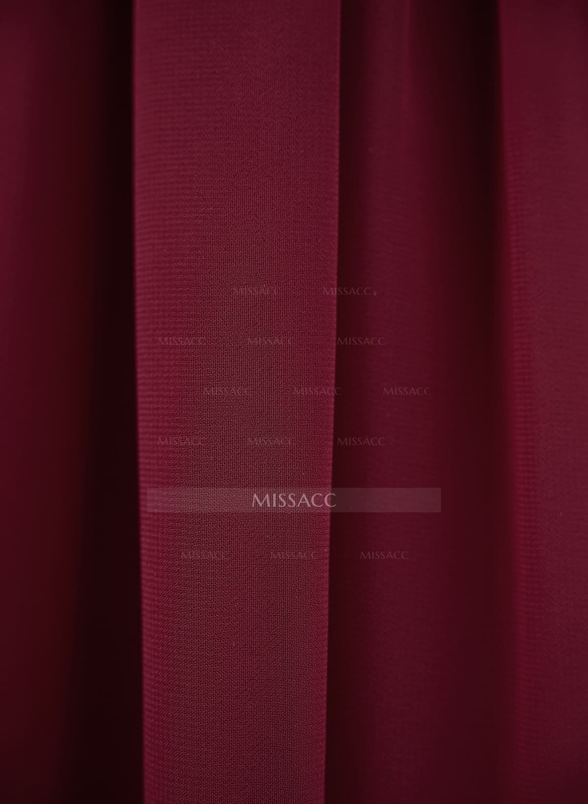 V-Neck Sleeveless Floor-Length Chiffon Bridesmaid Dresses With Split Front