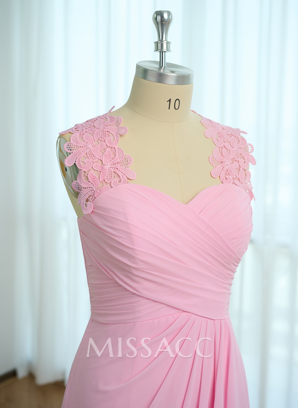 Sheath Sweetheart Sleeveless Floor-Length Chiffon Bridesmaid Dresses With Lace Sheath Sweetheart Sleeveless Floor-Length Chiffon Bridesmaid Dresses With Lace