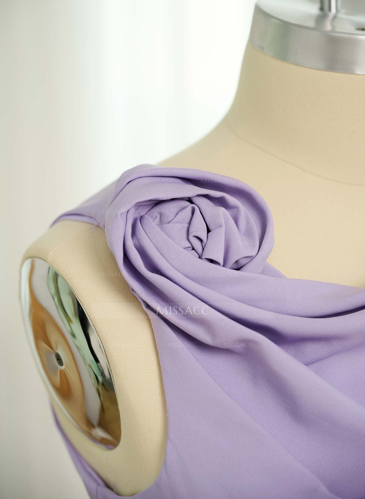 Elegant Flower Simple Elastic Satin Mother Of The Bride Dresses