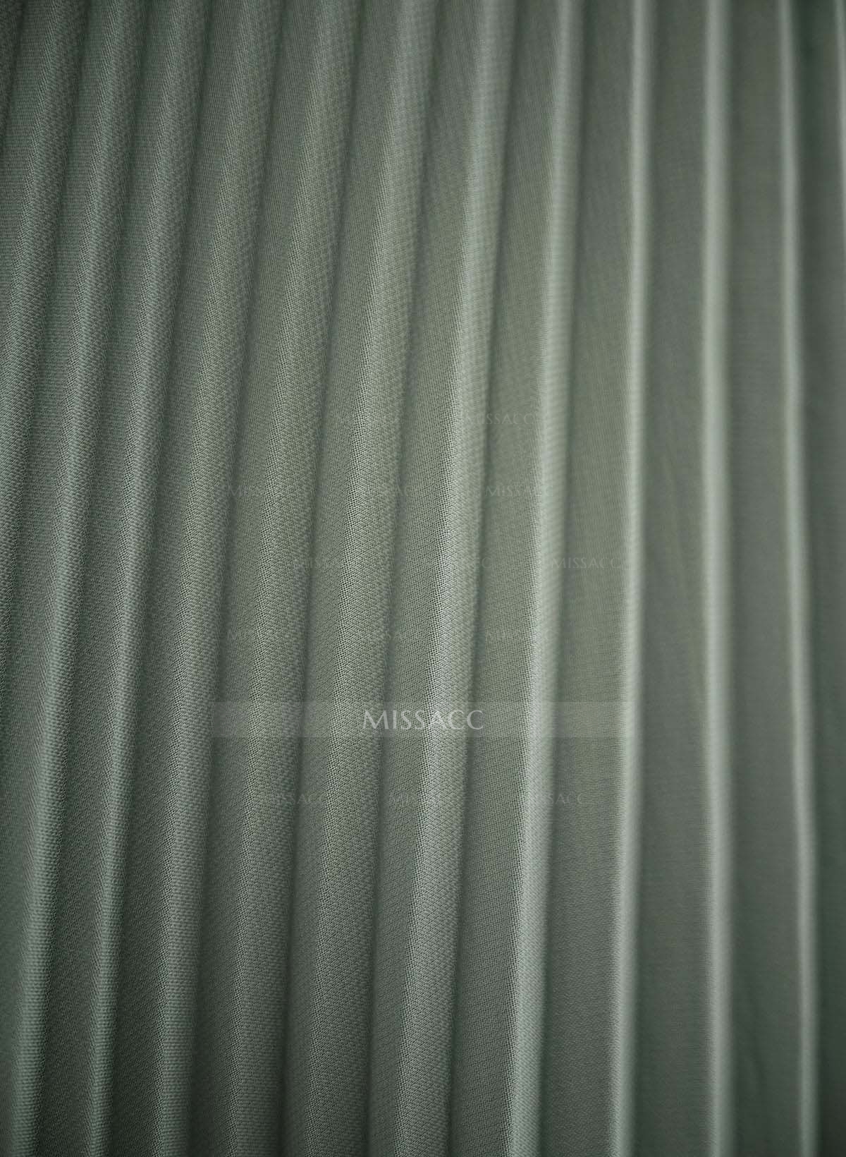 Elegant Pleated One-Shoulder Sleeveless Floor-Length Mother Of The Bride Dresses With Pleated