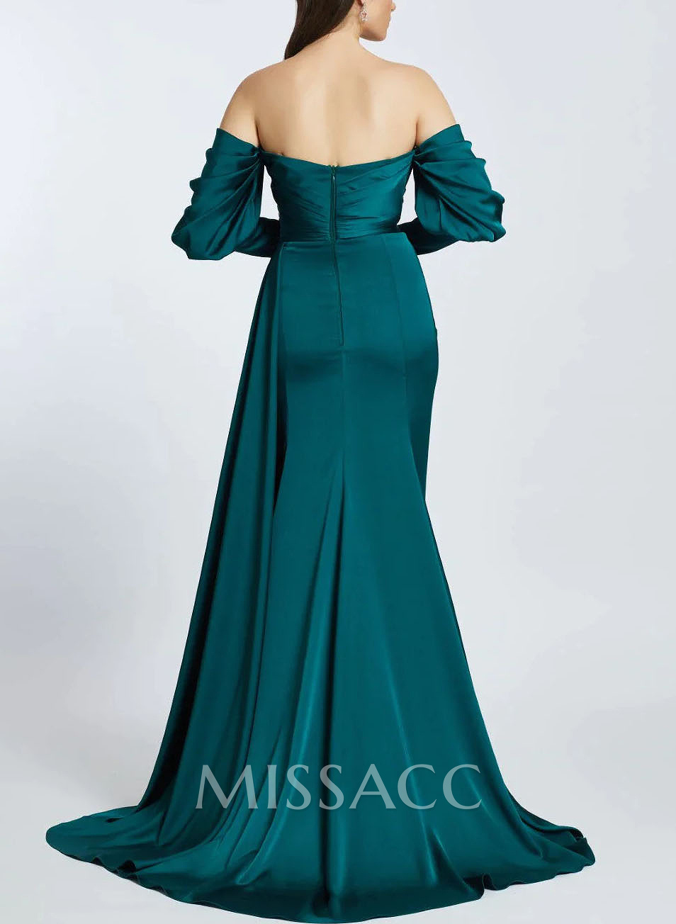 Long Sleeves Off-The-Shoulder Mother Of The Bride Dresses