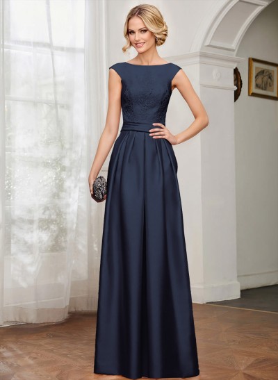 Elegant Lace Satin A-Line Mother Of The Bride Dresses