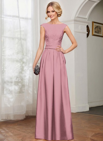 Elegant Lace Satin A-Line Mother Of The Bride Dresses