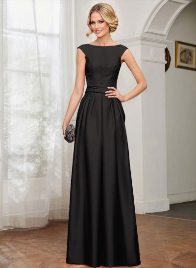 Elegant Lace Satin A-Line Mother Of The Bride Dresses