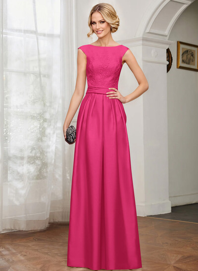 Elegant Lace Satin A-Line Mother Of The Bride Dresses