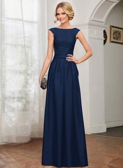 Elegant Lace Satin A-Line Mother Of The Bride Dresses