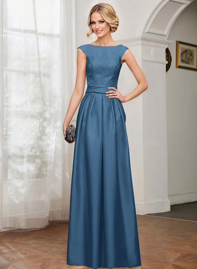 Elegant Lace Satin A-Line Mother Of The Bride Dresses