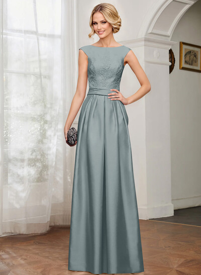 Elegant Lace Satin A-Line Mother Of The Bride Dresses