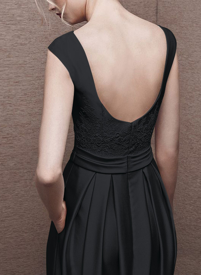 Elegant Lace Satin A-Line Mother Of The Bride Dresses