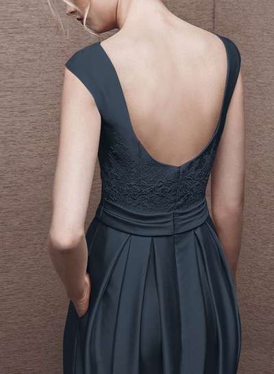 Elegant Lace Satin A-Line Mother Of The Bride Dresses