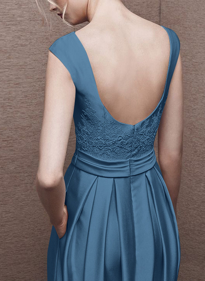 Elegant Lace Satin A-Line Mother Of The Bride Dresses