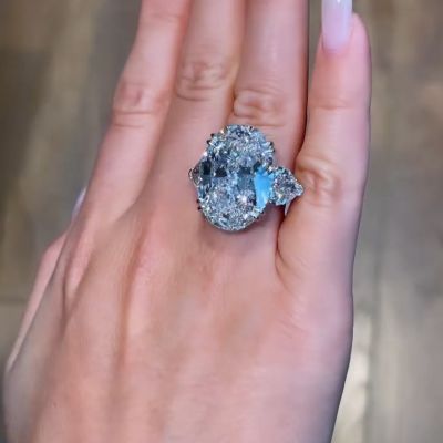 8ct Oval Cut Engagement Ring