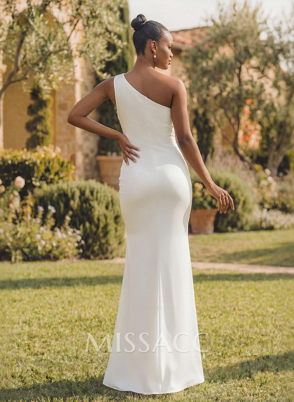 One-Shoulder Trumpet/Mermaid Simple Bridesmaid Dresses One-Shoulder Trumpet/Mermaid Simple Bridesmaid Dresses