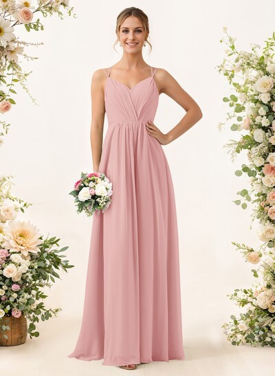 Lace Spaghetti Straps Convertible Bridesmaid Dresses (3 Styles To Wear)
