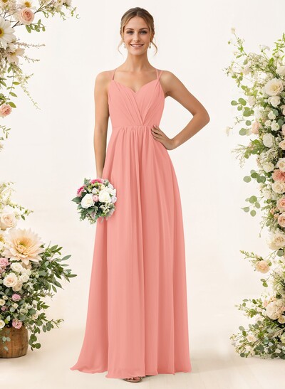 Lace Spaghetti Straps Convertible Bridesmaid Dresses (3 Styles To Wear)