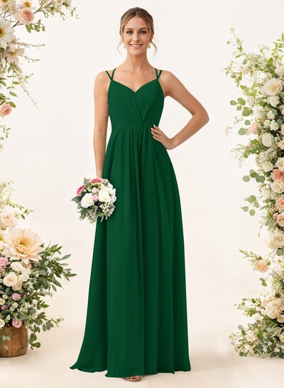 Lace Spaghetti Straps Convertible Bridesmaid Dresses (3 Styles To Wear)
