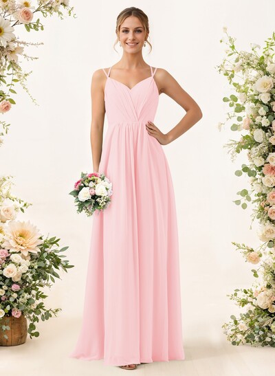 Lace Spaghetti Straps Convertible Bridesmaid Dresses (3 Styles To Wear)