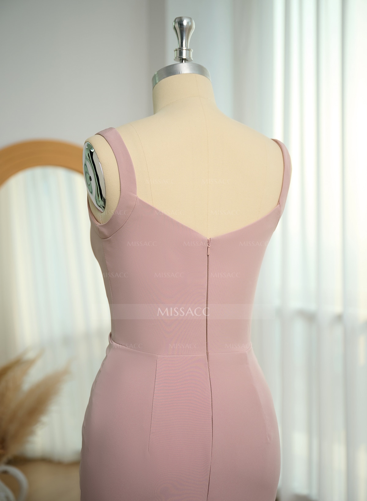 Trumpet/Mermaid Sweetheart Bridesmaid Dresses With Split Front