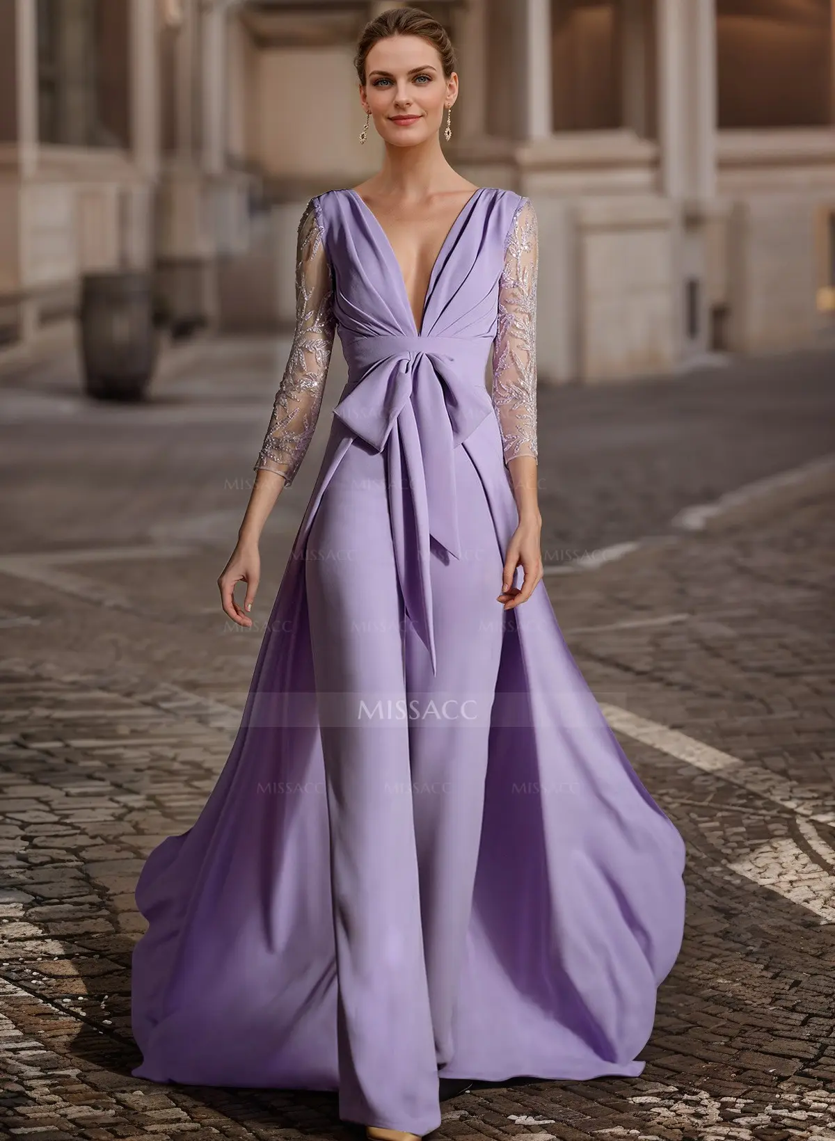 slim fit dress slacks Rachel Allan 50387 Jumpsuit