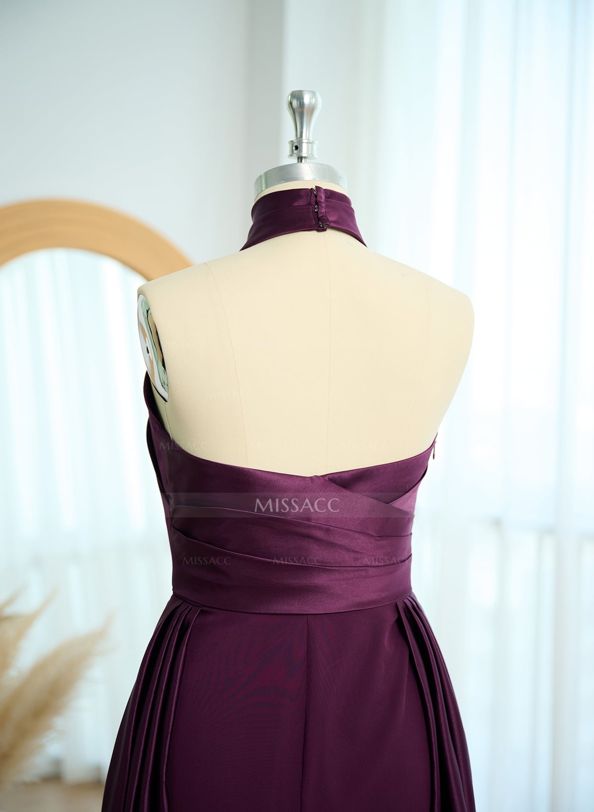 Halter Sleeveless Floor-Length Mother Of The Bride Dresses