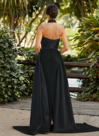 Halter Sleeveless Floor-Length Mother Of The Bride Dresses