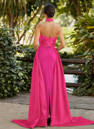 Halter Sleeveless Floor-Length Mother Of The Bride Dresses