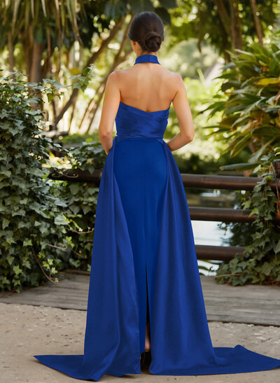 Halter Sleeveless Floor-Length Mother Of The Bride Dresses