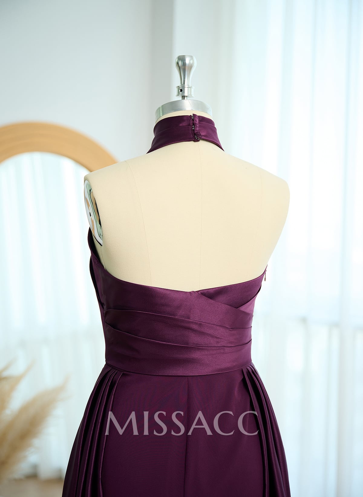 Halter Sleeveless Floor-Length Mother Of The Bride Dresses
