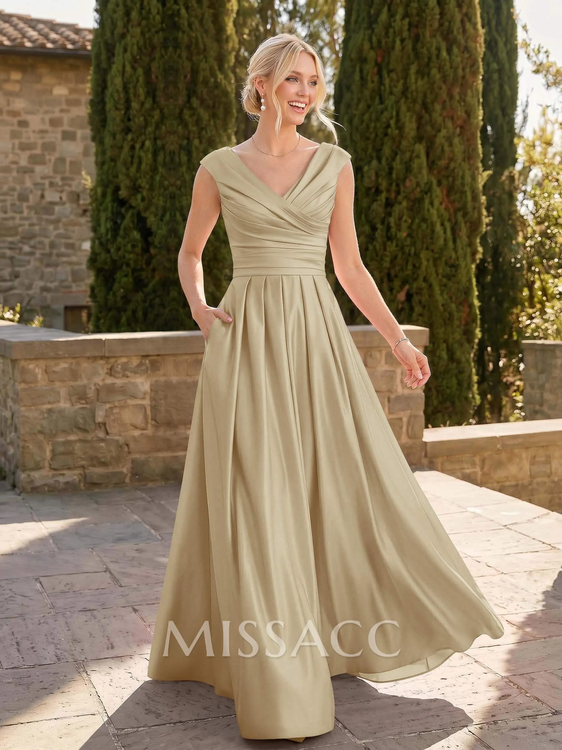corset over dress Long Formal Pleated Prom Continuing off the structured Long Prom Dresses Women S Clothing KissProm Brown Strapless Bodycon Choose Size:EU36 - UK3 - US5