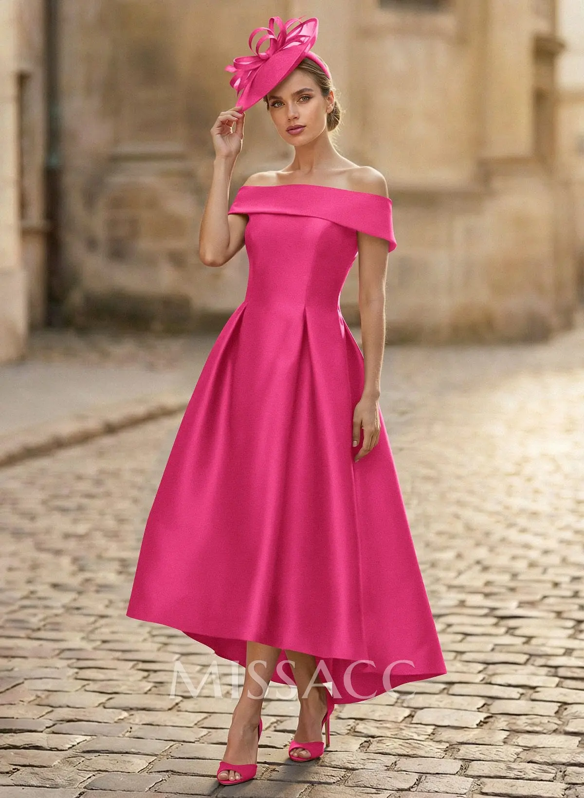 a line tea length cocktail dress LaDivine CD0225 Beaded A Line Tea Length Cocktail Dress