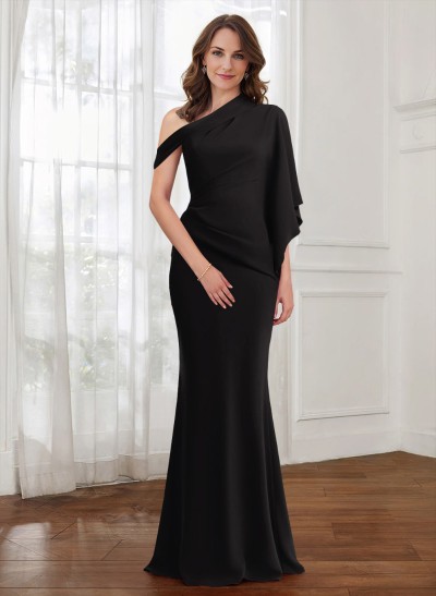 Trumpet/Mermaid One-Shoulder Elastic Satin Mother Of The Bride Dresses