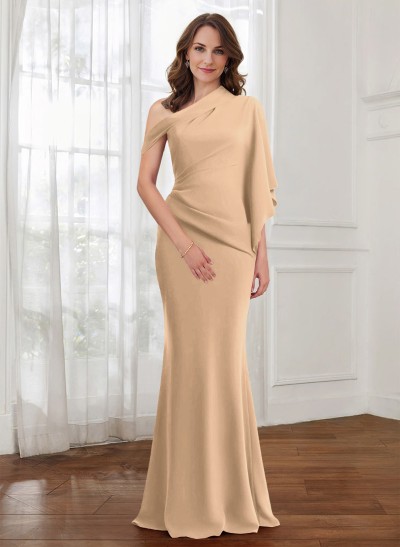 Trumpet/Mermaid One-Shoulder Elastic Satin Mother Of The Bride Dresses