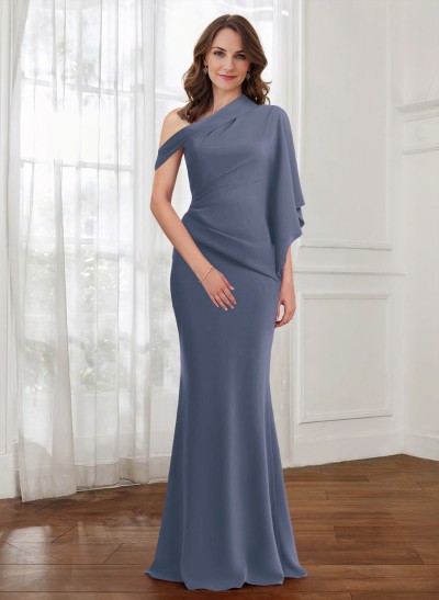 Trumpet/Mermaid One-Shoulder Elastic Satin Mother Of The Bride Dresses