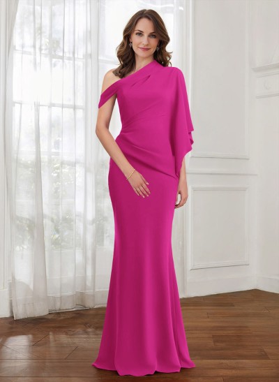 Trumpet/Mermaid One-Shoulder Elastic Satin Mother Of The Bride Dresses