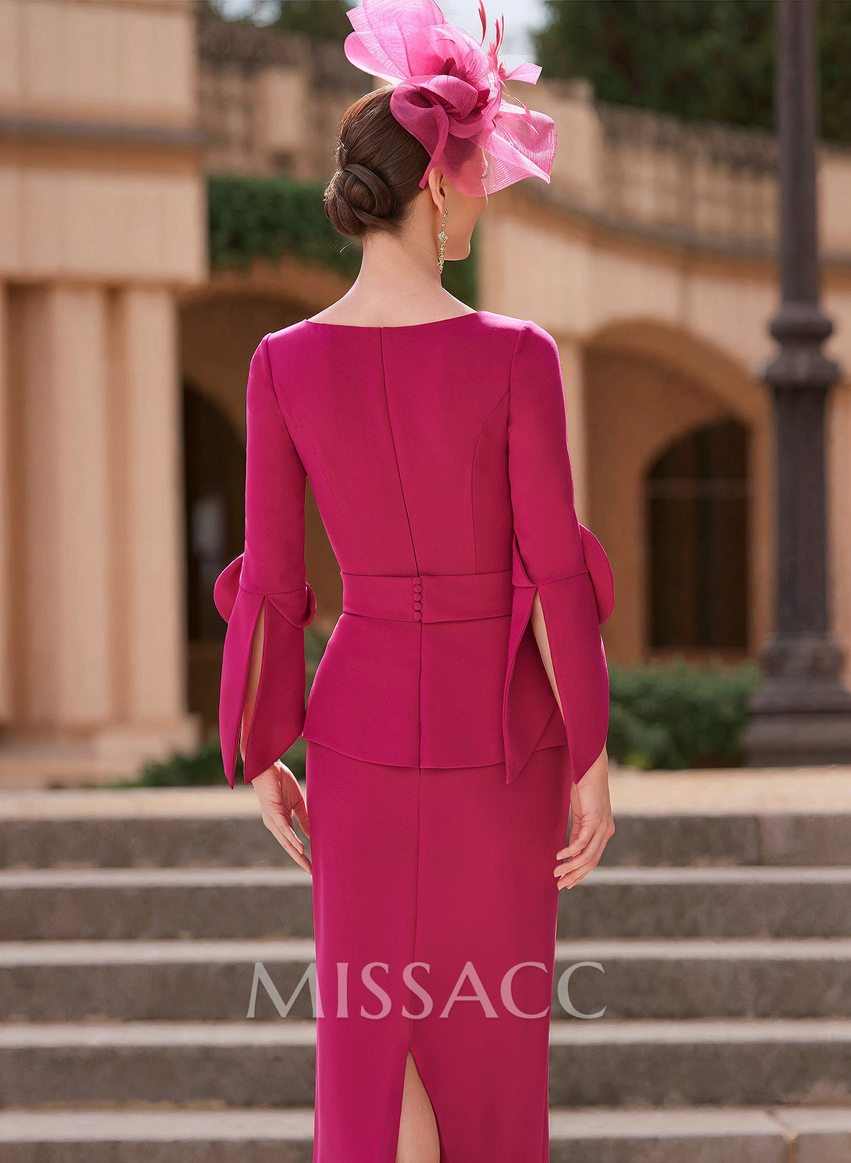 Sheath/Column Scoop Neck Elastic Satin Mother Of The Bride Dresses Sheath/Column Scoop Neck Elastic Satin Mother Of The Bride Dresses