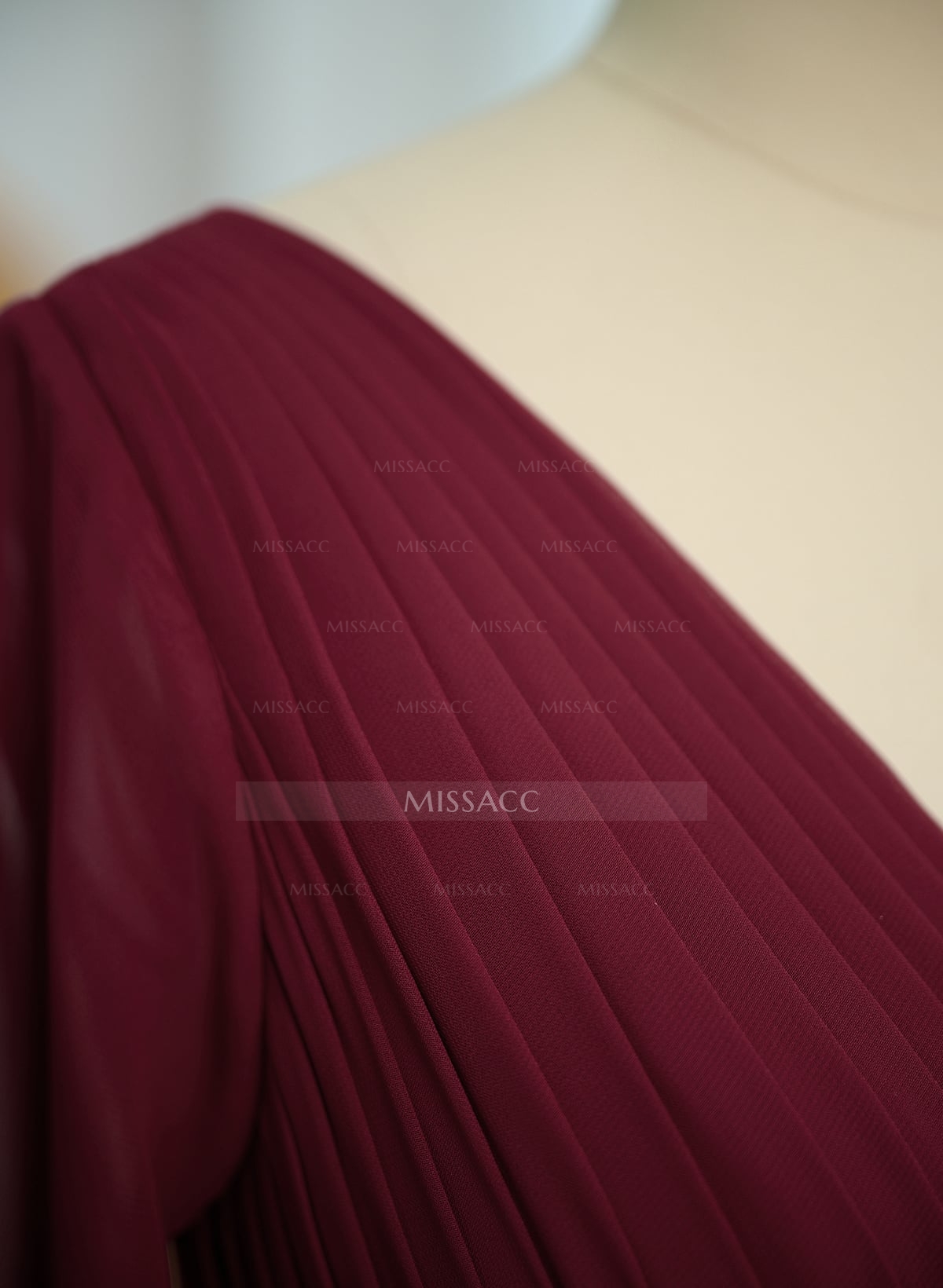 A-Line V-Neck Long Sleeves Sweep Train Chiffon Mother Of The Bride Dresses