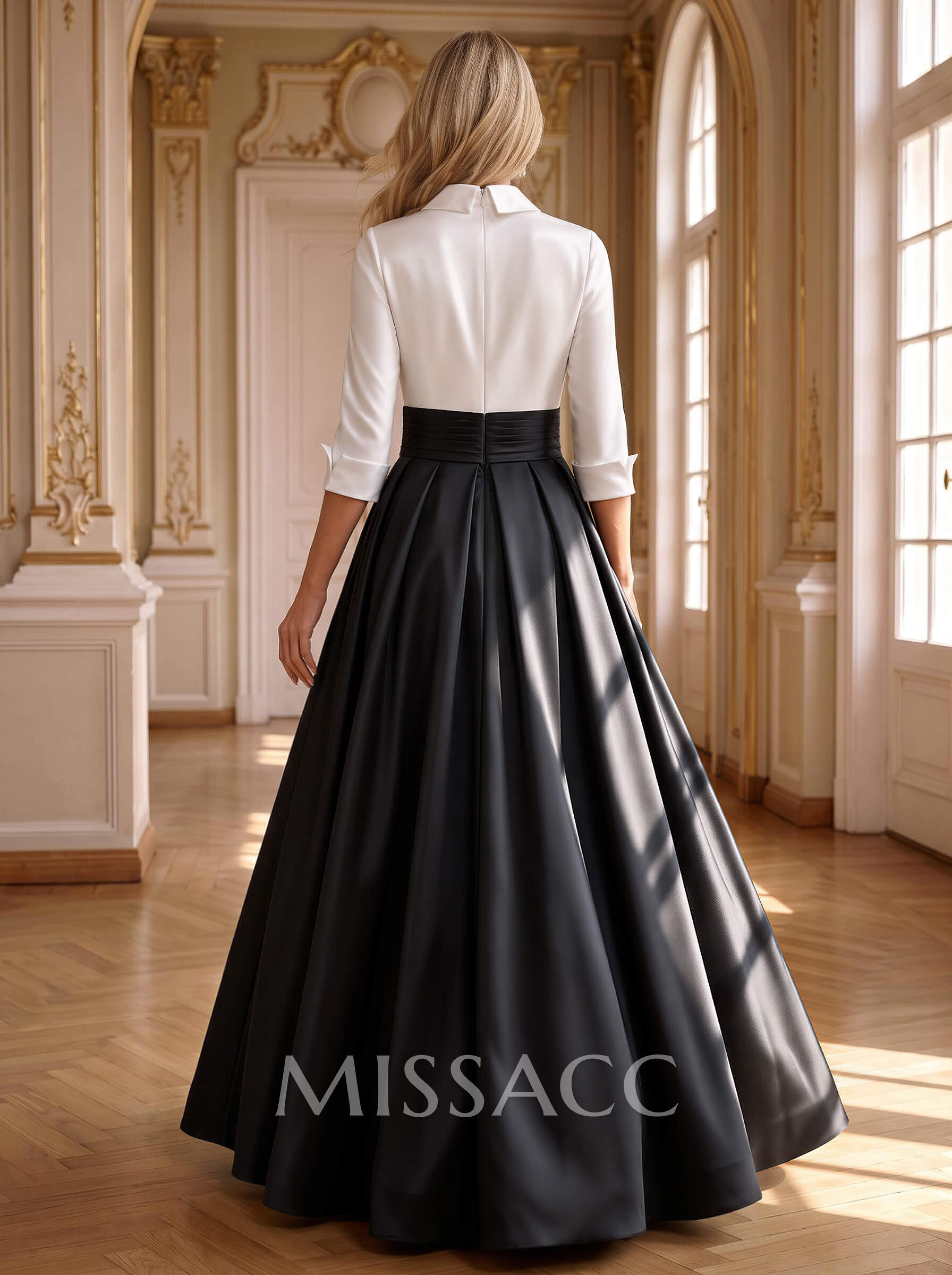 Plunge Sleeves Satin A-Line Mother Of The Bride Dresses Plunge Sleeves Satin A-Line Mother Of The Bride Dresses