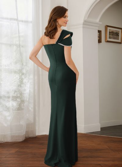 One-Shoulder Sequined Trumpet/Mermaid Mother Of The Bride Dresses