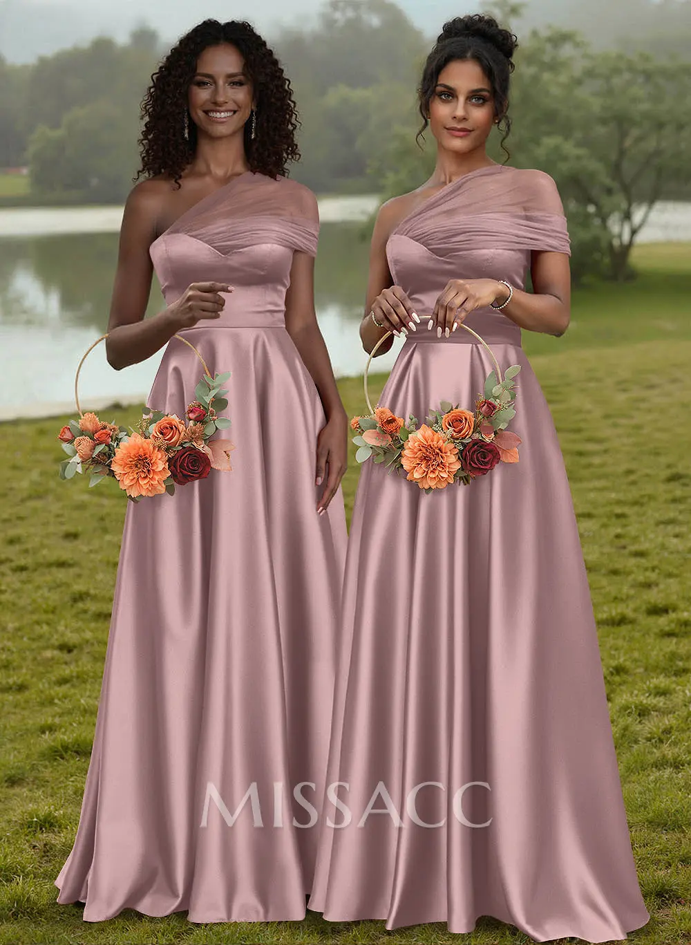 illusion bridesmaid dress Vintage Illusion 3/4 Sleeve Mint Mermaid Bridesmaid Dress