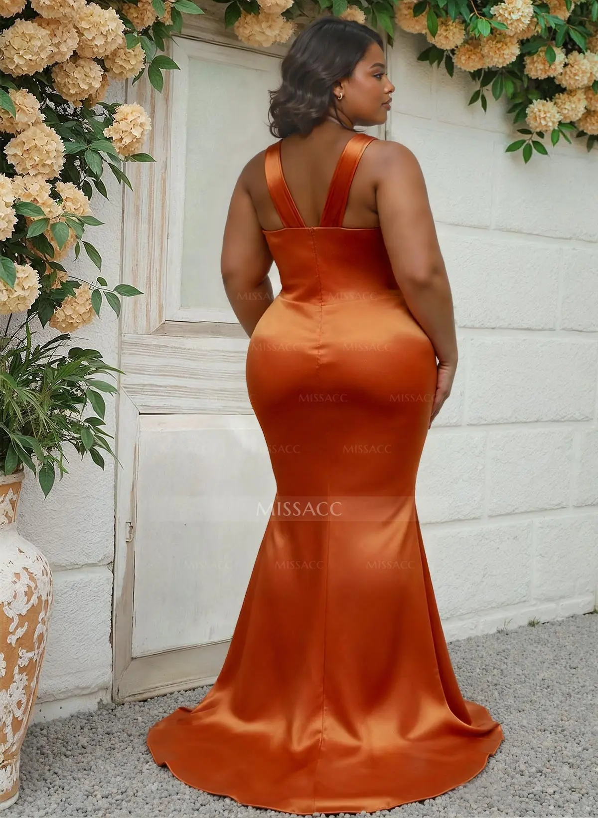 slim fit dress slacks Wedtrend Women A Line High Neck Pleated Long Chiffon Bridesmaid Dress with Ruffles Formal Dress, Champagne main image 0