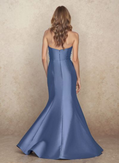 Classy Trumpet/Mermaid Detachable Sleeves Off-The-Shoulder Mother Of The Bride Dresses