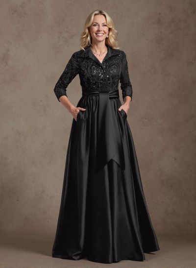 Unique A-Line V-Neck Mother Of The Bride Dresses With Pockets/Sequins