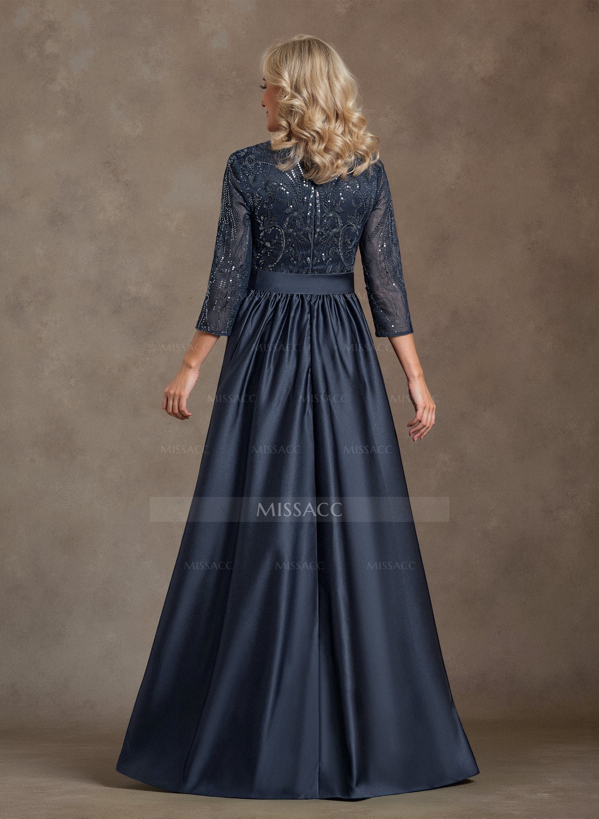 Unique A-Line V-Neck Mother Of The Bride Dresses With Pockets/Sequins