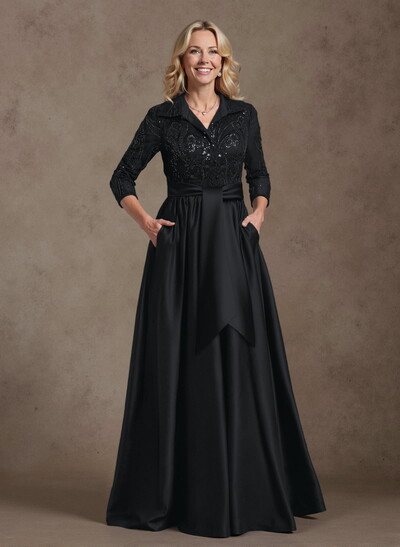 Unique A-Line V-Neck Mother Of The Bride Dresses With Pockets/Sequins