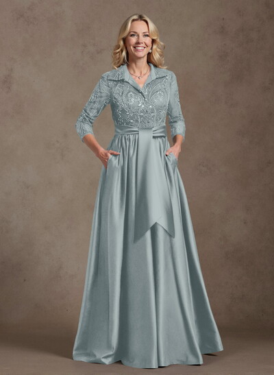 Unique A-Line V-Neck Mother Of The Bride Dresses With Pockets/Sequins